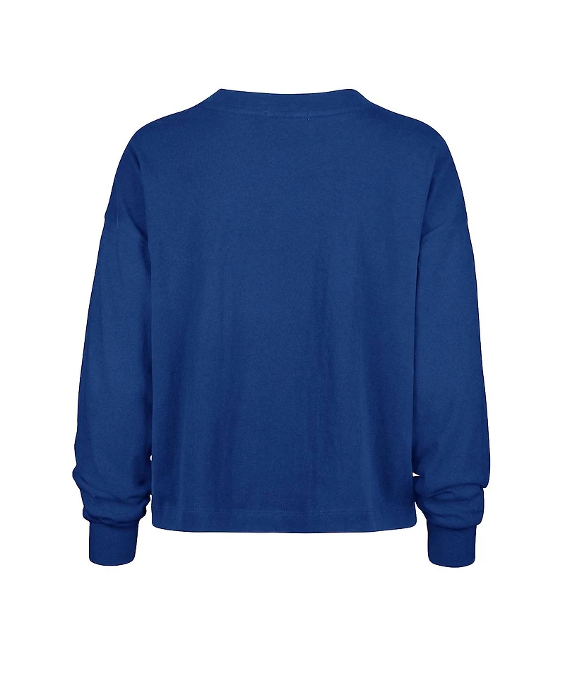 '47 Brand Women's Royal Chicago Cubs Team Collage Sydney Long Sleeve T-Shirt
