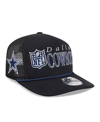 New Era Men's Black Dallas Cowboys Throwback Foam 19TWENTY Adjustable Hat