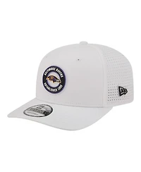 New Era Men's White Baltimore Ravens Coolera 9SEVENTY Adjustable Hat
