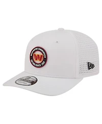New Era Men's White Washington Commanders Coolera 9SEVENTY Adjustable Hat