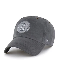 '47 Brand Men's X Carhartt Charcoal Brooklyn Nets Clean Up Adjustable Hat