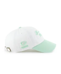 '47 Brand Women's White Green Bay Packers Gelato Two-Tone Clean Up Adjustable Hat