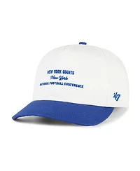 '47 Brand Men's White New York Giants Contemporary Two-Tone Hitch Adjustable Hat