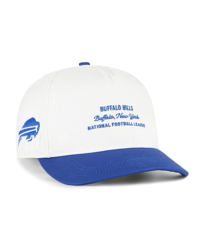 '47 Brand Men's White Buffalo Bills Contemporary Two-Tone Hitch Adjustable Hat