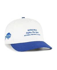 '47 Brand Men's White Buffalo Bills Contemporary Two-Tone Hitch Adjustable Hat