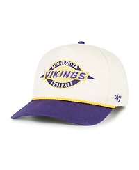 '47 Brand Men's Natural Minnesota Vikings Frame Out Two Tone Hitch Adjustable Hat