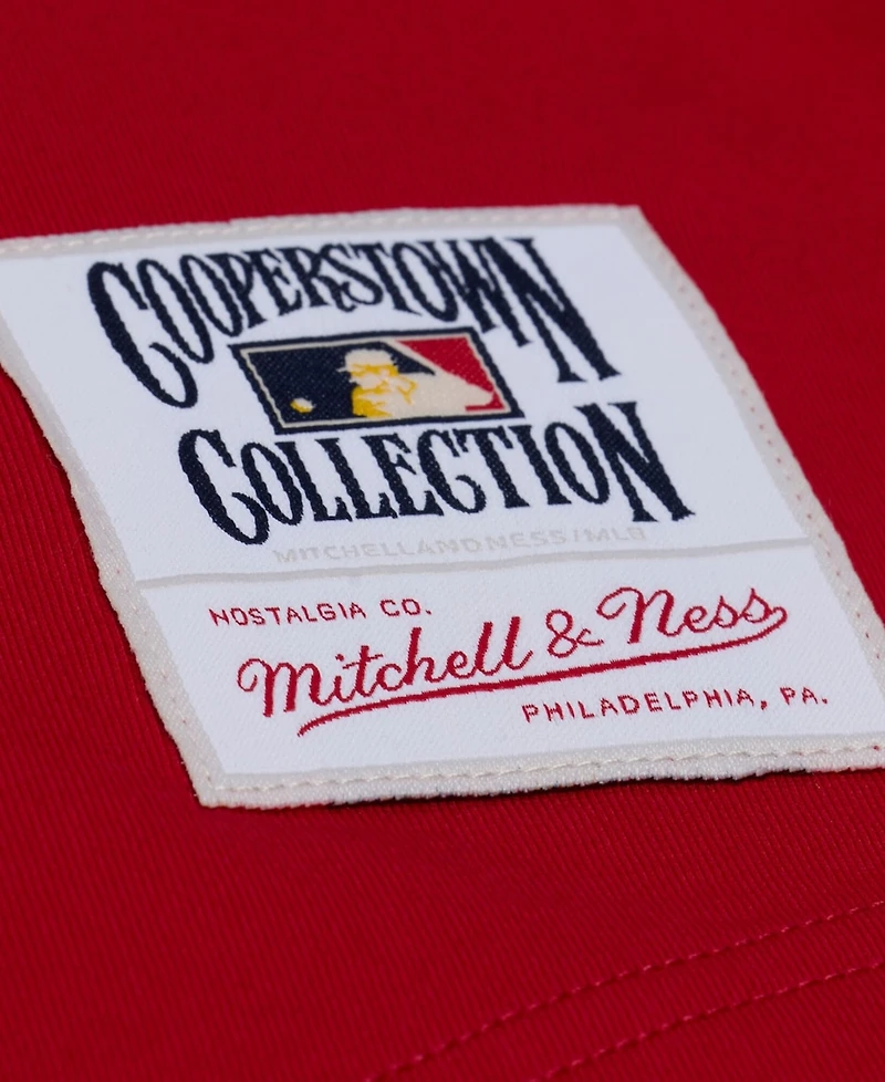 Mitchell & Ness Men's Red Cincinnati Reds Wild Pitch Ringer T-Shirt
