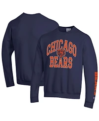 Champion Men's Navy Chicago Bears Powerblend Fleece Sweatshirt