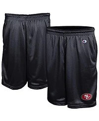 Champion Men's Black San Francisco 49ers Classic Mesh Shorts