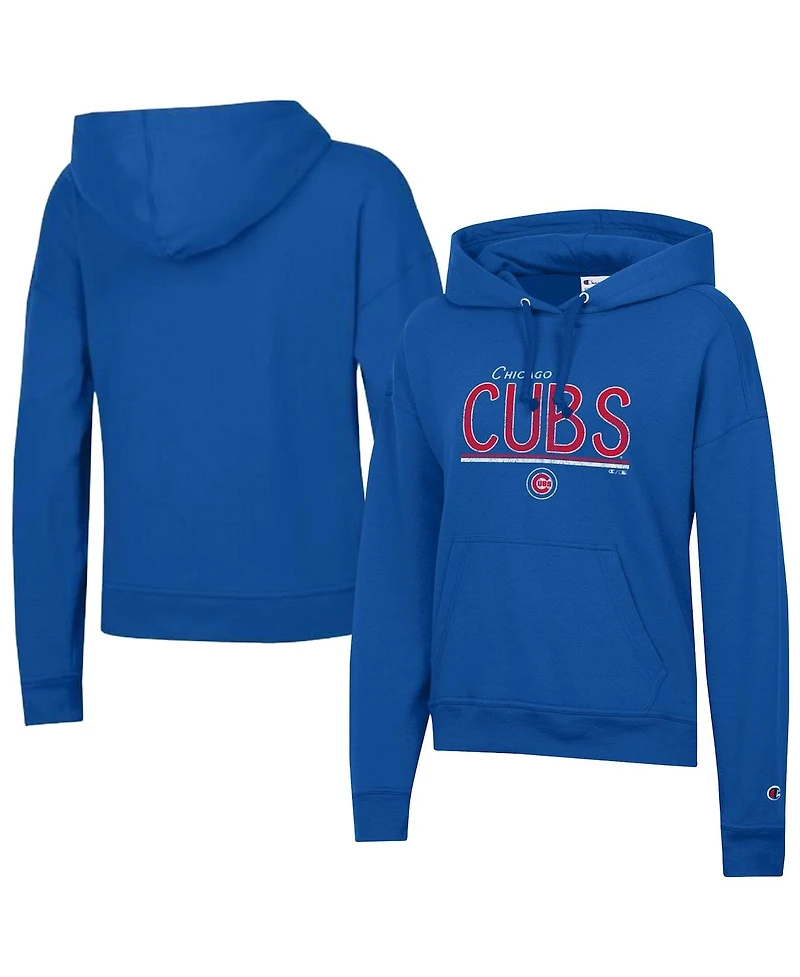 Champion Women's Royal Chicago Cubs Powerblend Hoodie