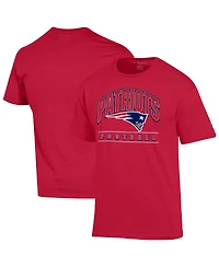 Champion Men's Red New England Patriots Football T-Shirt