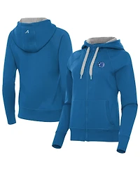 Antigua Women's Blue Orlando Magic New Logo Victory Full-Zip Hooded Sweatshirt