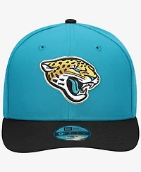 New Era Big Boys and Girls Teal/Black Jacksonville Jaguars 2026 Nfl Draft Pre-Curved 9FIFTY Snapback Hat