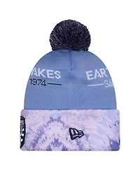 New Era Men's Light Blue San Jose Earthquakes 2026 Jersey Hook Cuffed with Pom Knit Hat