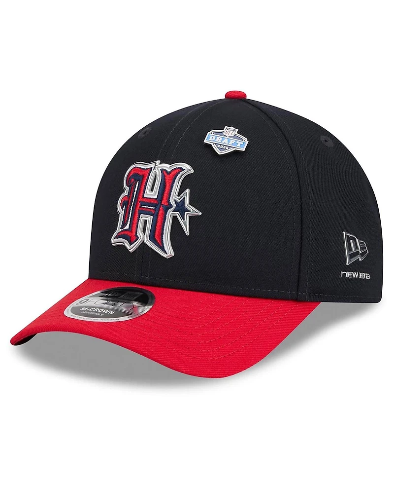 New Era Men's Navy/Red Houston Texans 2026 Nfl Draft 9FORTY M-Crown Adjustable Hat