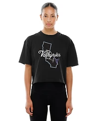 New Era Women's Black Golden State Valkyries 2026 Wnba Draft Hometown Boxy T-Shirt