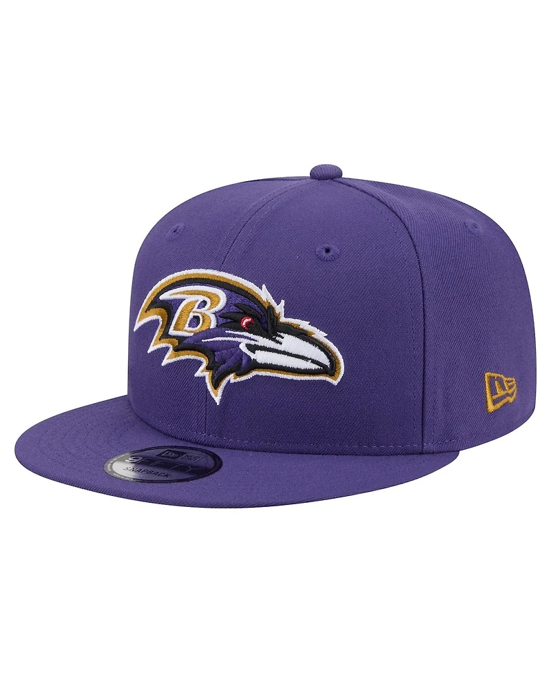 New Era Men's Purple Baltimore Ravens 9FIFTY Snapback Hat