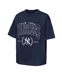 Outerstuff Big Boys and Girls Navy New York Yankees Premium World Class T-Shirt