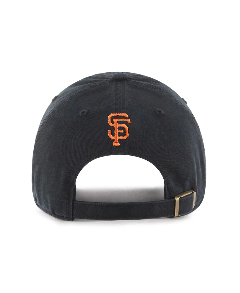 '47 Brand Men's Black San Francisco Giants Ice Cream Helmet Clean Up Adjustable Hat