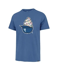 '47 Brand Men's Royal Los Angeles Dodgers Ice Cream Helmet Franklin T-Shirt