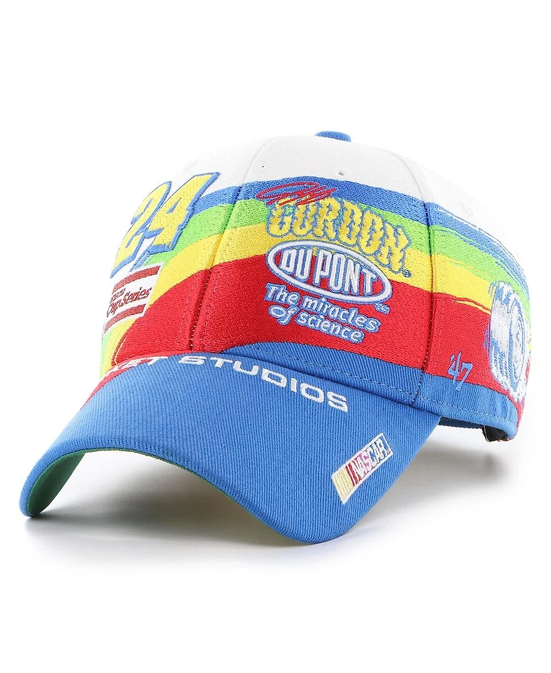 '47 Brand Men's Market Studios by ‘47 White Jeff Gordon Mvp Adjustable Hat