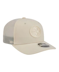 New Era Men's Cream Pittsburgh Steelers Color Pack 9SEVENTY Adjustable Hat