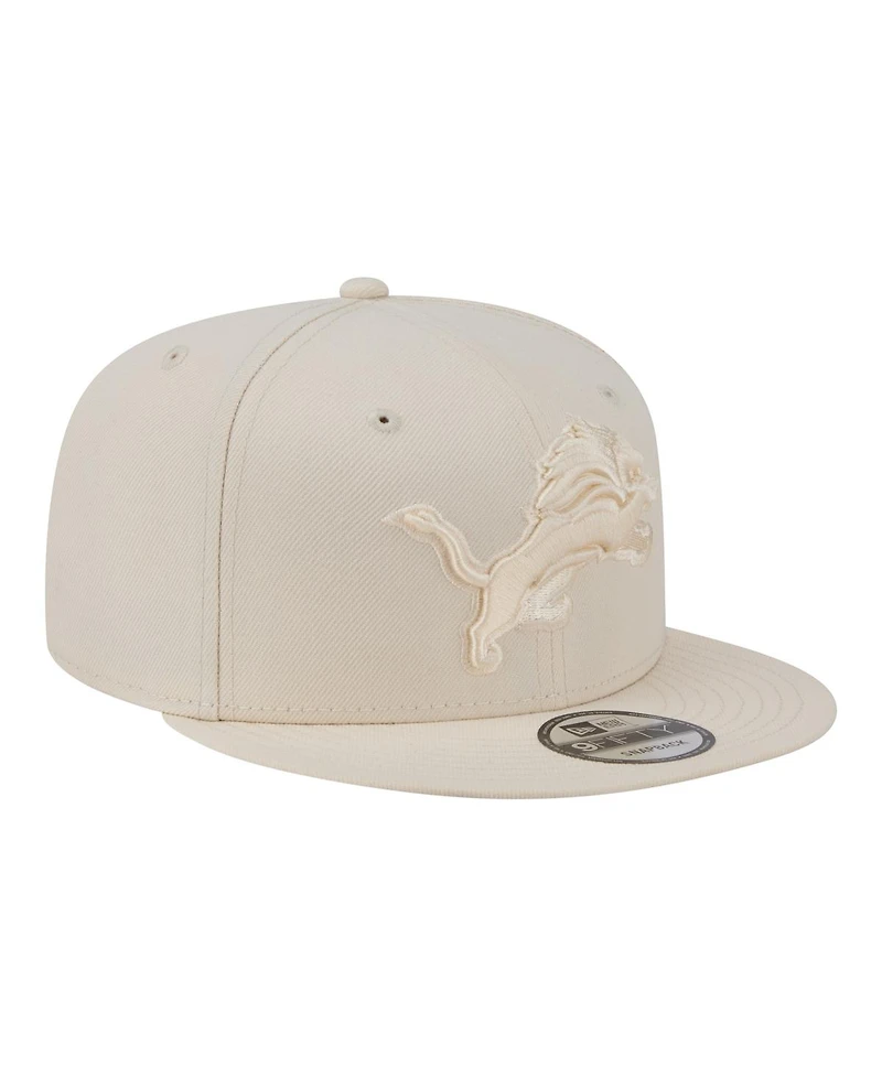 New Era Men's Cream Detroit Lions Colorpack 9FIFTY Snapback Hat