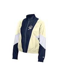 New Era Women's Navy/Cream Los Angeles Dodgers Leisure City Connect Full-Zip Windbreaker Jacket