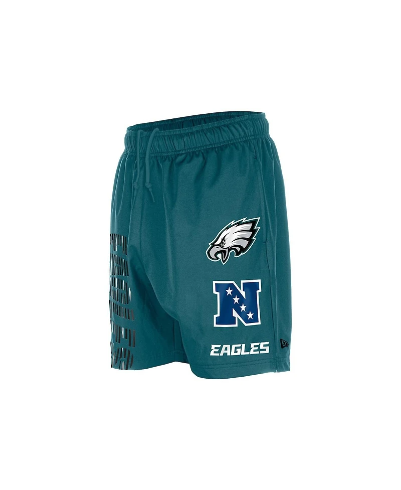 New Era Men's Midnight Green Philadelphia Eagles Match Shorts