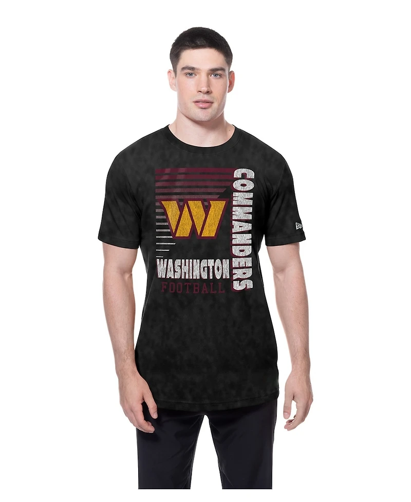New Era Men's Black Washington Commanders Enzyme Washed Oversized T-Shirt