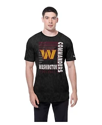 New Era Men's Black Washington Commanders Enzyme Washed Oversized T-Shirt