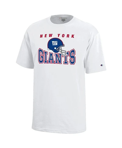 Champion Big Boys and Girls White New York Giants Graphic T-Shirt