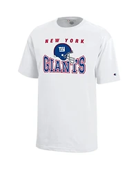 Champion Big Boys and Girls White New York Giants Graphic T-Shirt