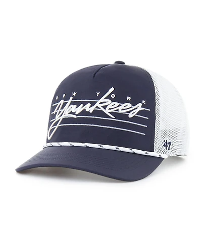 '47 Brand Men's Navy New York Yankees Brrr Downburst Mesh Hitch Adjustable Hat
