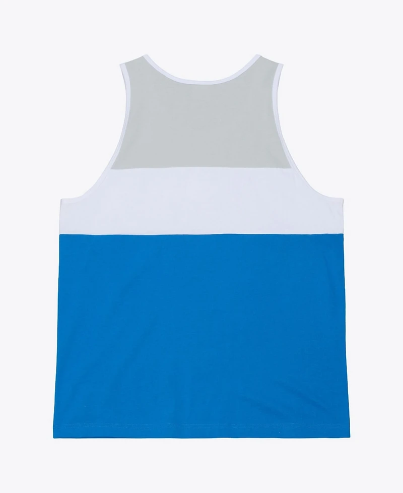Mitchell & Ness Men's Blue/Silver Detroit Lions Head Coach Tank Top