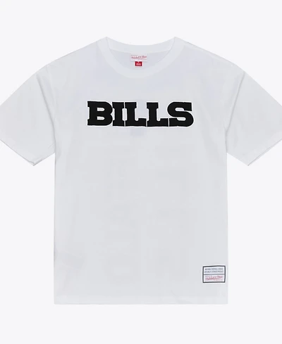 Mitchell & Ness Men's White Buffalo Bills Monochrome T-Shirt