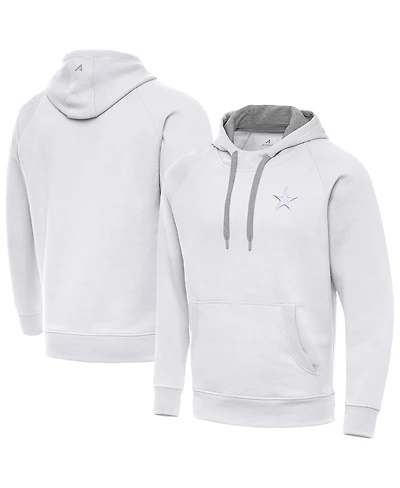 Antigua Men's White Dallas Cowboys Victory Pullover Hoodie