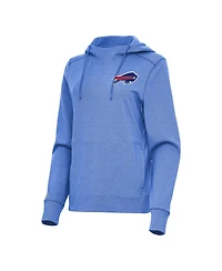 Antigua Women's Heather Royal Buffalo Bills Justice Pullover Hoodie