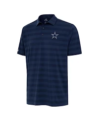Antigua Men's Navy Dallas Cowboys Tunnel Polo Shirt