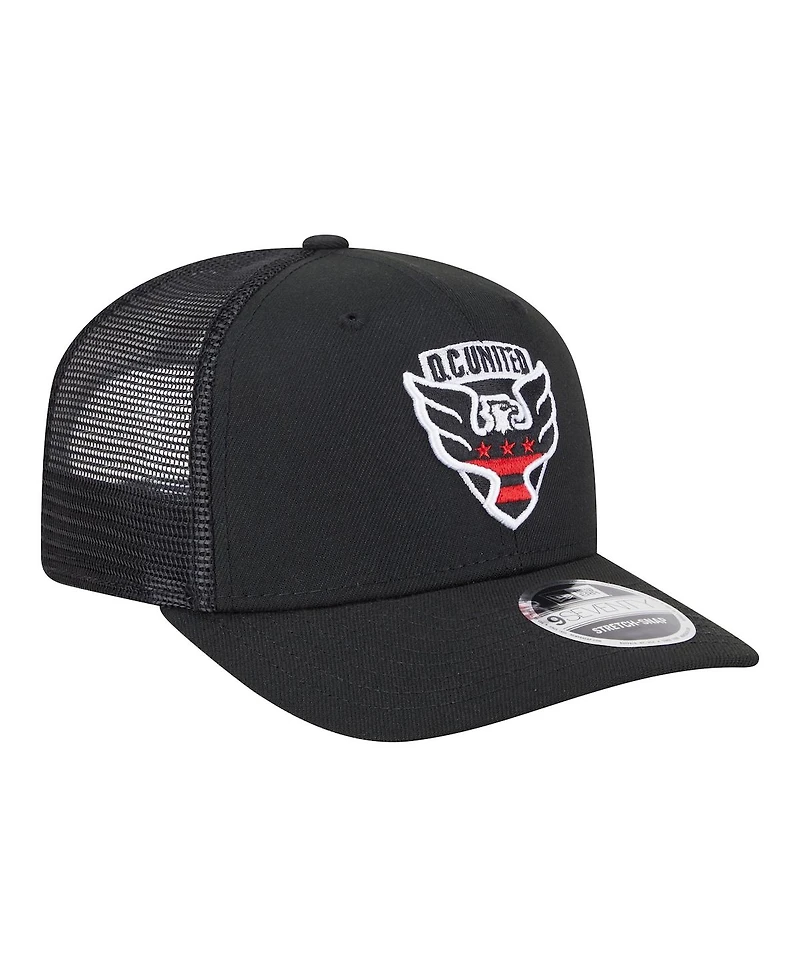 New Era Men's Black D.c. United Jersey Hook 9SEVENTY Adjustable Hat