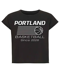 Sportiqe Women's Anthracite Portland Fire Athletic Club Collection Alana T-Shirt