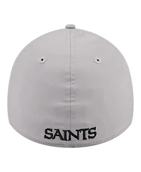 New Era Men's Gray Orleans Saints Perforated 39THIRTY Flex Hat