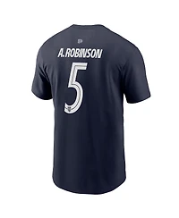 Nike Men's Antonee Robinson Navy Usmnt Away Name Number T-Shirt