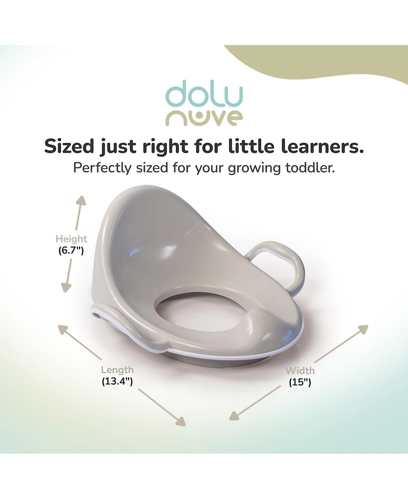 Dolu Nuve Toddler Toilet Training Seat Insert with High-Arched Backrest