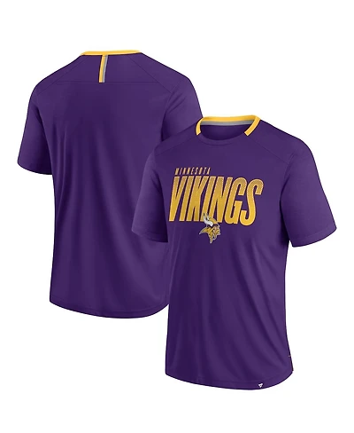 Fanatics Men's Purple Minnesota Vikings Defender Fade Slant T-Shirt