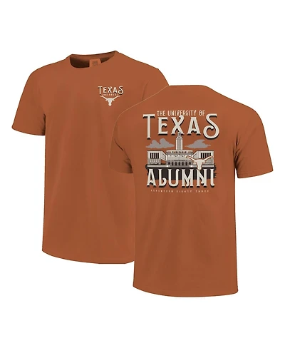 Image One Men's and Women's Texas Orange Longhorns Comfort Colors Campus Alumni T-Shirt