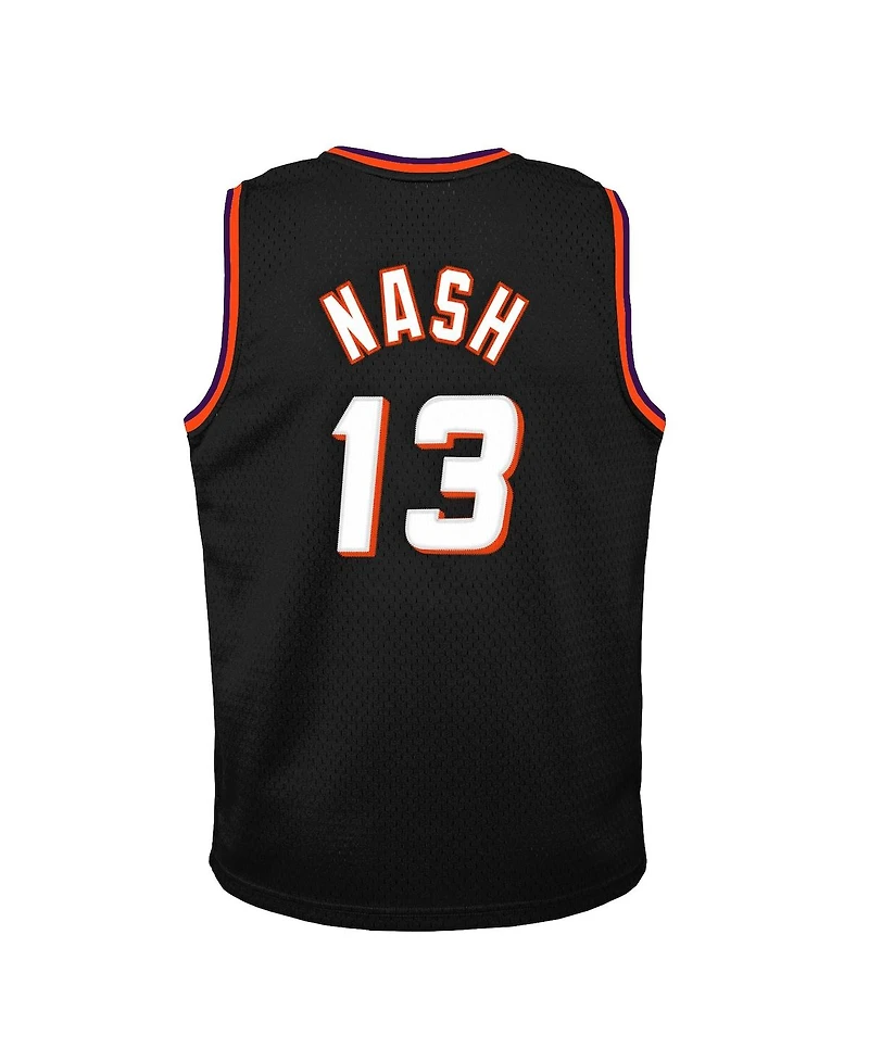 Mitchell & Ness Toddler Steve Nash Black Phoenix Suns 1996/97 Swingman Jersey