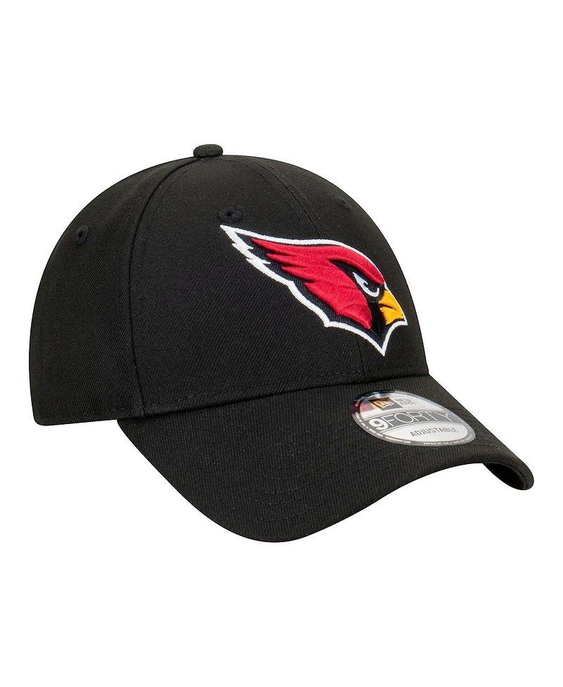 New Era Men's Black Arizona Cardinals Core Team 9FORTY Adjustable Hat