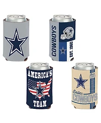 Wincraft Dallas Cowboys 4-Pack 12oz. Can Cooler Set