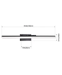 Busdays 39 Inch Modern Led Bathroom Vanity Light Metal Wall Light for Mirror Dressing Room or Sink Area